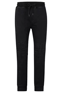 Spodenki męskie - BOSS Męskie spodnie Seozone Jersey, czarny (Black1), S - grafika 1