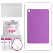 Akcesoria do tabletów i e-booków - folia naklejka skórka strukturalna na TYŁ do Blackview Tab 15 - Carbon Fioletowy - apgo SKINS - miniaturka - grafika 1