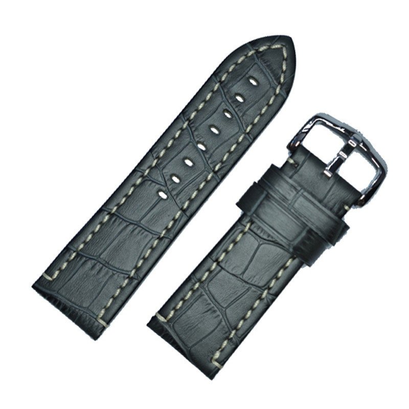 Pasek do zegarka Hirsch 10902850-2-28 szary 28mm