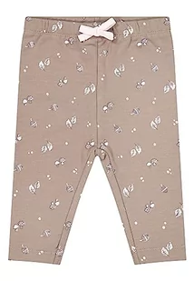 SALT AND PEPPER Leaves AOP legginsy dla dziewczynek dla małych dzieci, szarobrązowy, 68 cm - Legginsy - miniaturka - grafika 1