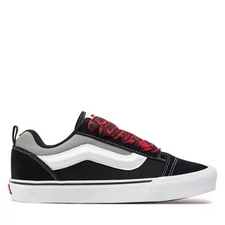 Trampki męskie - Tenisówki Vans Knu Skool VN0009QCBA21 Black/White - grafika 1