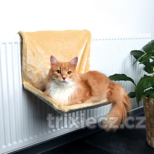 Trixie Legowisko DLA KOTA NA KALORYFER BEŻ - Legowiska dla kotów - miniaturka - grafika 1