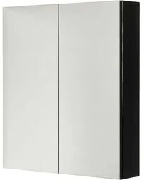 Szafka łazienkowa z lustrem czarna 70x80cm FOKUS - Szafki łazienkowe Szafka łazienkowa z lustrem czarna 70x80cm FOKUS - Szafki łazienkowe - miniaturka - grafika 1