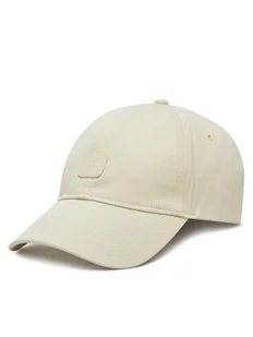 Calvin Klein Jeans Czapka z daszkiem Mono Leather Patch Twill Cap LV04K5052G Biały - Czapki damskie - miniaturka - grafika 1