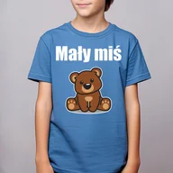 Koszulki dla chłopców - Mały miś - koszulka dziecięca - miniaturka - grafika 1