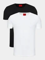 Piżamy męskie - Hugo Komplet 2 t-shirtów 50325440 Czarny Slim Fit - miniaturka - grafika 1
