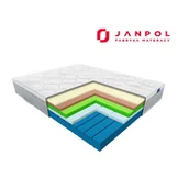 Materace - JANPOL SIRONA – materac termoelastyczny, piankowy, Rozmiar - 80x190, Kolor - Grey, Pokrowiec - Adaptive , 603-671-572 - miniaturka - grafika 1