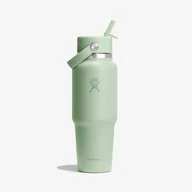Butelki termiczne - Butelka termiczna unisex Hydro Flask WIDE FLEX STRAW 946ML zielona WT32CFS338 - miniaturka - grafika 1