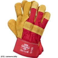 Rękawice robocze - ROYALGOLD - Rękawice ochronne wzmacniane skórą bydlęcą - 10 - miniaturka - grafika 1