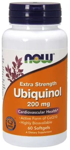 Now Foods NOW Extra Strength Ubiquinol 200mg 60caps - Witaminy i minerały - miniaturka - grafika 1