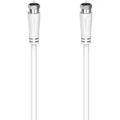 Akcesoria TV-SAT - Hama Przewód antenowy Wtyk F Wtyk F 205065 5m - miniaturka - grafika 1