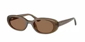 Okulary przeciwsłoneczne - Okulary Przeciwsłoneczne Ray-Ban RB 4441D Opal Brown - miniaturka - grafika 1