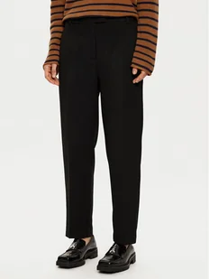 Tommy Hilfiger Chinosy WW0WW44090 Czarny Regular Fit - Spodnie sportowe damskie - miniaturka - grafika 1