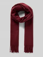 Apaszki i szaliki damskie - Szal z frędzlami model ‘NOAH’ - miniaturka - grafika 1