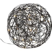 Dekoracje domu - Ogrodowa dekoracja świetlna LED ze stali nierdzewnej Star Trading Dark Trassel, ø 30 cm - miniaturka - grafika 1