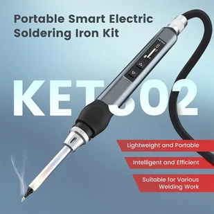 KAIWEETS KETS02 Smart Digital Soldering Iron Kit - Multimetry - miniaturka - grafika 2