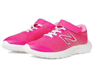 New Balance 520v8 Bungee Koronkowa Koszyk, Pink, 34,5 EU Large, Pink, 34.5 EU szerokie - Buty dla dziewczynek - miniaturka - grafika 1