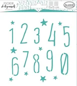 Scrapbooking - Aladine Szablon, cyfry - miniaturka - grafika 1