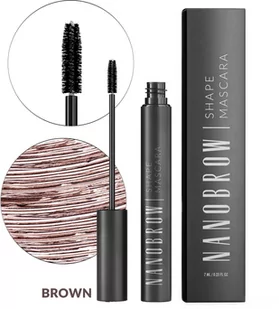 Nanobrow Shape Mascara Brown - Akcesoria i kosmetyki do stylizacji brwi - miniaturka - grafika 2
