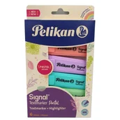 Zakreślacze - PELIKAN Zakreślacz Signal Pastel Mix 6szt 60078802 - miniaturka - grafika 1