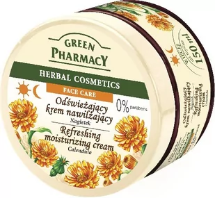 Green Pharmacy ELFA PHARM POLSKA Odświeżający krem nawilżający nagietek 150 ml - Kremy do twarzy - miniaturka - grafika 1