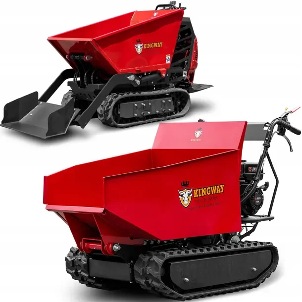 KINGWAY Taczka spalinowa gąsienicowa 500KG 212cc RATO 3 biegi 3.6L NOWA