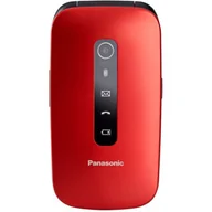 Telefony komórkowe - Panasonic KX-TU550EXR Czerwony - miniaturka - grafika 1