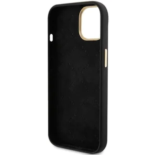 Etui Guess Silicone Script Metal Logo & Frame na iPhone 15 - czarne - Etui i futerały do telefonów - miniaturka - grafika 7