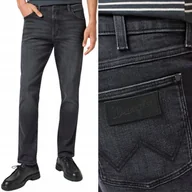 Spodnie męskie - Wrangler LARSTON SLIM TAPERED DOPASOWANE ZWĘŻANE SZARY DżINS W38 L32 - miniaturka - grafika 1