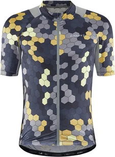 Craft ADV Endur Graphic Jersey Men, niebieski/żółty S 2022 Koszulki kolarskie - Koszulki rowerowe - miniaturka - grafika 1