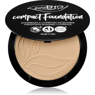 PUROBIO Compact Foundation n.02 fondotinta Compatto 9 G 339P - Pudry do twarzy - miniaturka - grafika 1