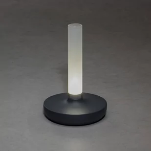 Konstsmide Stołowa LED Biarritz, IP54, akumulator, CCT, szara - Lampy ogrodowe - miniaturka - grafika 1