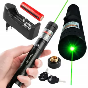 Wskaźnik Laserowy Laser Zielony Moc 50000 mW 80km - Oświetlenie i efekty wizualne - miniaturka - grafika 1