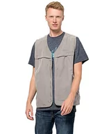Garnitury - Jack Wolfskin Męska Kamizelka Lightsome Vest M, Szary (Ash Grey), S - miniaturka - grafika 1