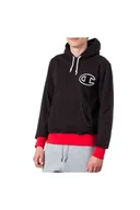 Bluzy męskie - Bluza męska Champion czarna kangurka z kapturem-M - miniaturka - grafika 1