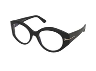 Okulary korekcyjne, oprawki, szkła - Dioptrie szkieł Tom Ford FT5950-B 001 - miniaturka - grafika 1