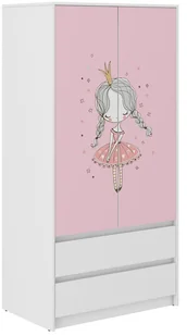 Szafa dziecięca B-9 KSIĘŻNICZKA - Szafy i szafki dla dzieci - miniaturka - grafika 1