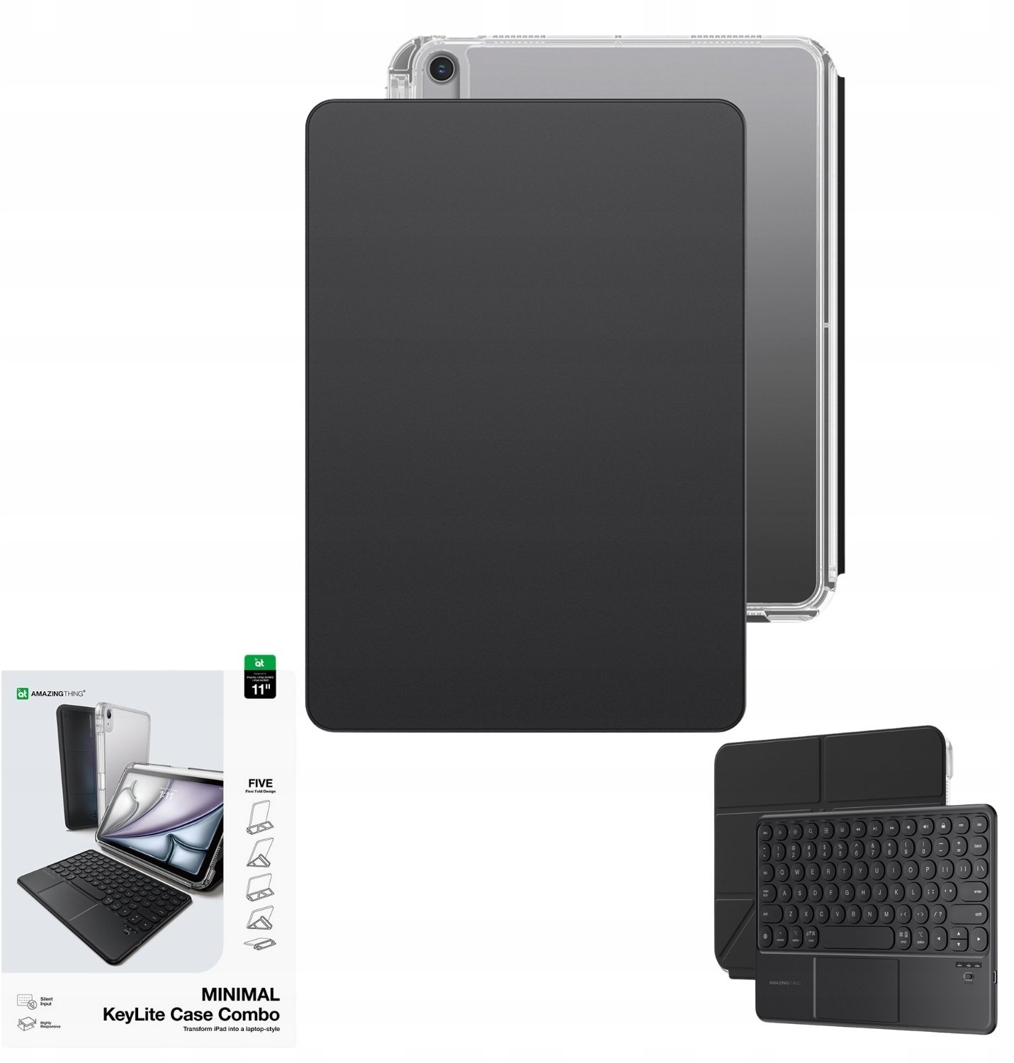 Etui z klawiaturą AMAZINGTHING Minimal Case Keylite Combo na iPad Air M3 13