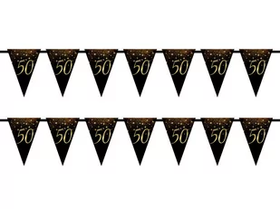 BANER GIRLANDA PAPIEROWA 50 URODZINY 5 M - Balony i akcesoria - miniaturka - grafika 1