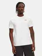 Koszulki męskie - Hunter T-Shirt Raasay Graphic HARM0034251 Biały Regular Fit - miniaturka - grafika 1