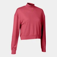 Bluzy damskie - Bluza Fitness Typu Crop Dla Kobiet JOMA Core Sweatshirt Red 901604.651 r. S - miniaturka - grafika 1