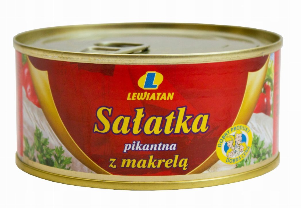 LEWIATAN SAŁATKA Z MAKRELI PIKANTNA 300G