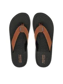 Klapki i japonki męskie - Skechers Japonki Tantric-Copano 205097/BRN Brązowy - miniaturka - grafika 1