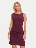 Sukienki - Guess Sukienka koktajlowa Lena W4BK14 KBJP2 Bordowy Slim Fit - miniaturka - grafika 1