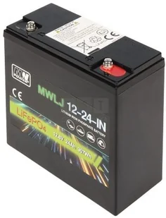 AKUMULATOR 12.8V/24AH/LIFEPO4-MWLJ MW Power - Baterie do zasilaczy awaryjnych UPS - miniaturka - grafika 1