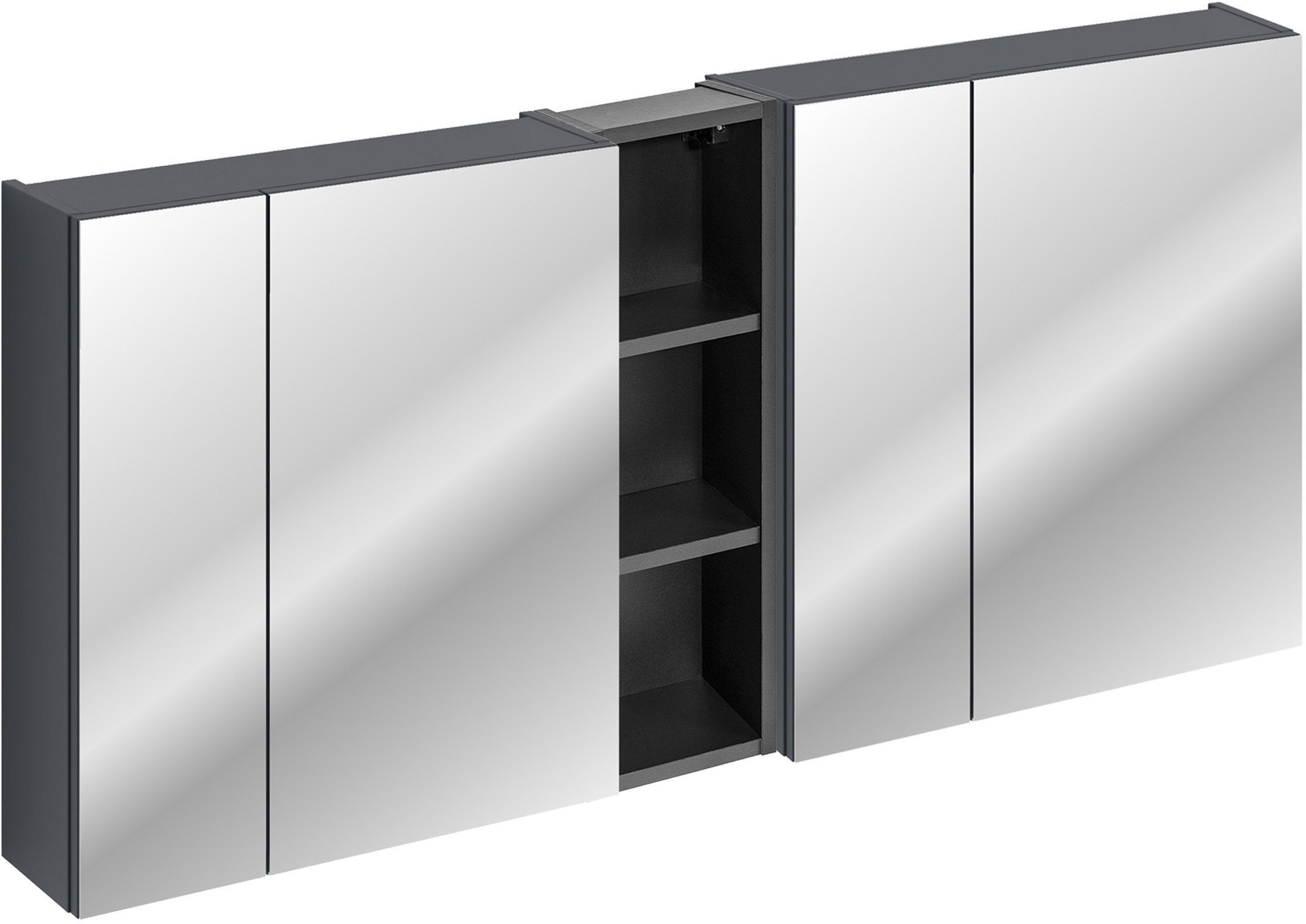 Zestaw meblowy 140cm z 2 szafkami z lustrem