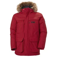 Kurtki męskie - Męska Kurtka ocieplana HELLY HANSEN NORDSJO PARKA 53488_162 – Czerwony - miniaturka - grafika 1