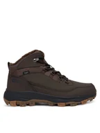 Buty trekkingowe męskie - Jack Wolfskin Trekkingi Everquest Texapore Mid 4053611 Brązowy - miniaturka - grafika 1