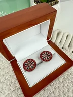 Spinki do mankietów i krawatów - SPINKI DO MANKIETÓW koszuli mankietu tarcze - miniaturka - grafika 1