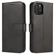 Etui i futerały do telefonów - Magnet Case elegancki futerał etui pokrowiec z klapką i funkcją podstawki OnePlus Ace czarny - miniaturka - grafika 1
